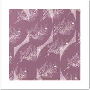 Koi Fish Pond Posters and Art